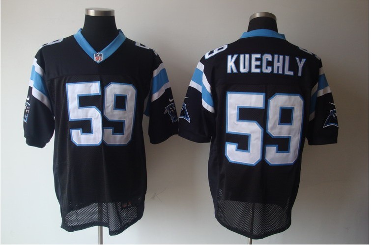 NFL Nike Elite Jersey Carolina Panthers 59 Linebacker Kuechly black